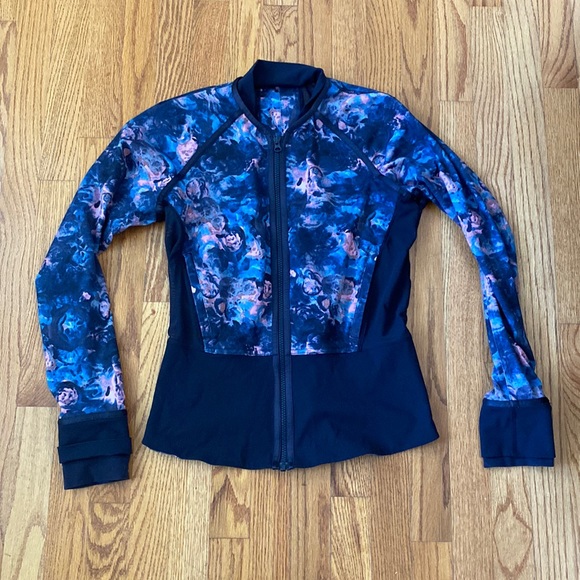 lululemon athletica Jackets & Blazers - Lululemon Moody Mirage Full zip Mesh Jacket Size 6
